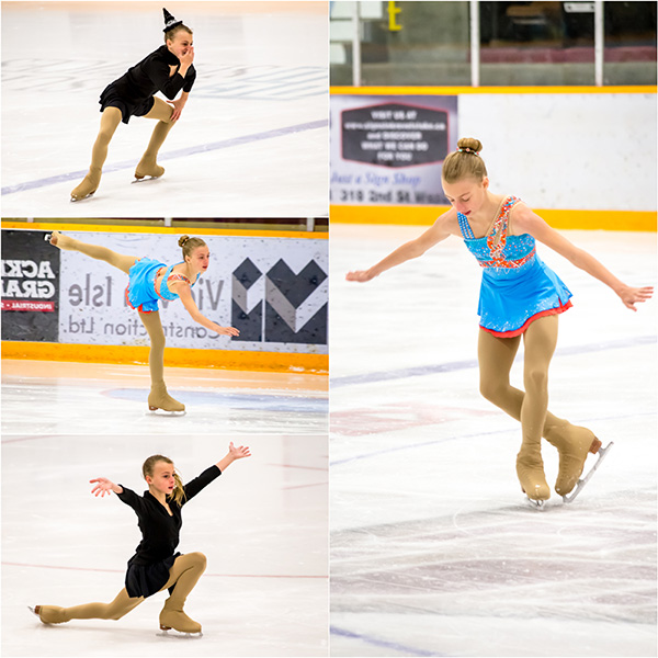 One of Karlie Beattie’s programs was skated to the theme of the old TV show ‘Bewitched’. She won two Silver and a Bronze. Jason Portras photo