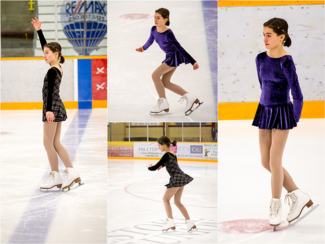Ava Lussier skated to a Bronze and a Silver. Jason Portras photo