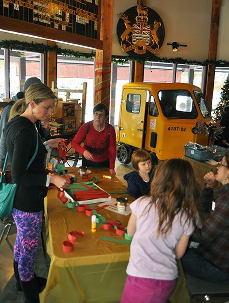 Or you could play with a variety of games and toys in the main foyer. David F. Rooney photo