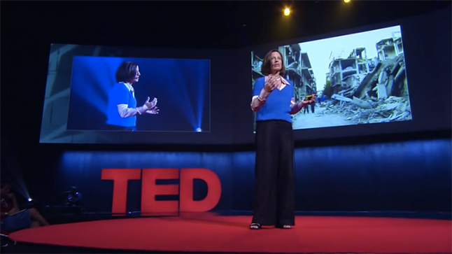 One of the videos was a TED Talk by Melissa Flemming, head of communications and chief spokesperson for the United Nations High Commissioner for Refugees (UNHCR). Speaking to an audience in Rio de Janeiro, Flemming said we need to help refugees thrive — not just survive. Revelstoke Current screen shot