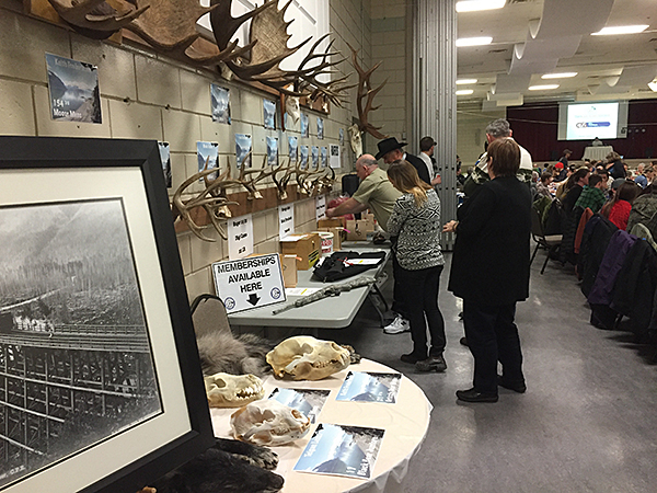 There was a lively little raffle for some pretty cool firearms. David F. Rooney photo