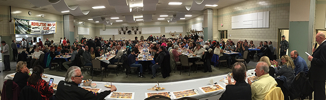 The 2016 Rod & Gun Club Banquet at the Community Centre on Saturday, February 27, was a feast for your taste buds with fantastic dishes made of bison, bear, elk, deer and other wild game. Please click on the image to see a larger version. David F. Rooney Adoby Photoshop illustration