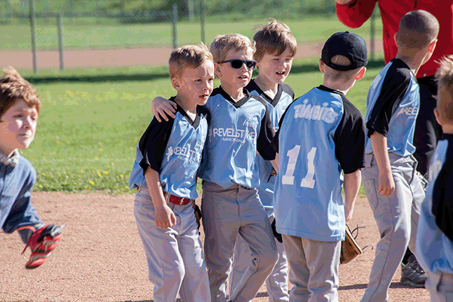 Baseball is about camaraderie, about learning sportsmanship, and most importantly… about fun with friends. Jason Portras photo