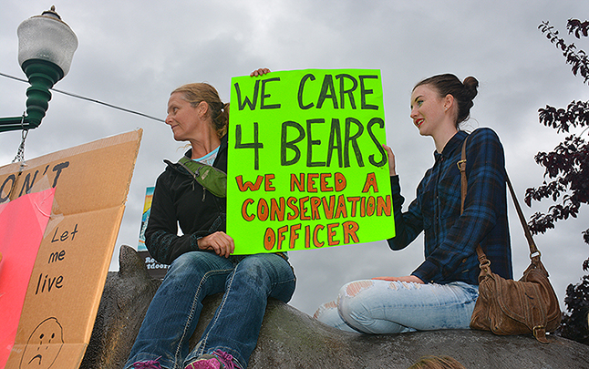 These girls had the right idea. "I feel this event need not be repeated, with the (re)implementation of a Conservation Officer in Revelstoke and as such have started a petition found below requesting that the the Minisiter for the Environment, Hon. Mary Polak again explore options for such a program," says James Bacon 