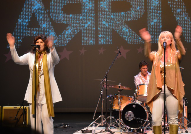 Wendy Gorrie (playing Agnetha Fältskog) and Tracy Masson (playing Anni-Frid Lyngstad) sound uncannily like the women whose songs they are covering. Laura Stovel photo