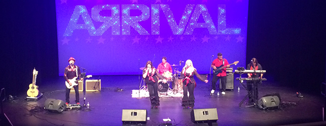 The Performance Arts Centre was rocking on Saturday night to the music of ARRIVAL, an ABBA Tribute Band. The theatre was around two-thirds full with audience members from five to 80-plus standing, dancing and clapping to favorite tunes from the famous Swedish band. Sue Leach photo